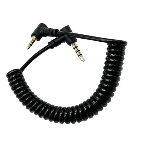 Amazon Seadream Coiled 2 5mm To 3 5mm Audio Cable Double Angled 90