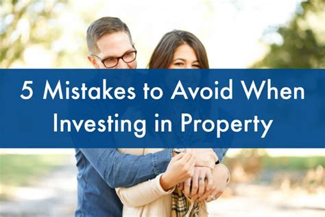 Are You At Risk Of Making These 5 Property Investment Mistakes Click Through To Find Out