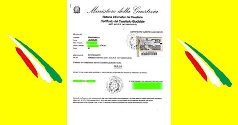 AUTOCERTIFICAZIONE CASELLARIO GIUDIZIALE GENERALE