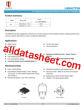 Lmak P Datasheet Pdf Shanghai Leiditech Electronic Technology Co Ltd