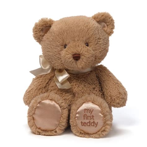 Amazon.com : Baby GUND My First Teddy Bear Stuffed Animal Plush, Pink ...