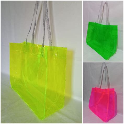 Bolsa De Praia Neon Sacola Piscina Shopee Brasil