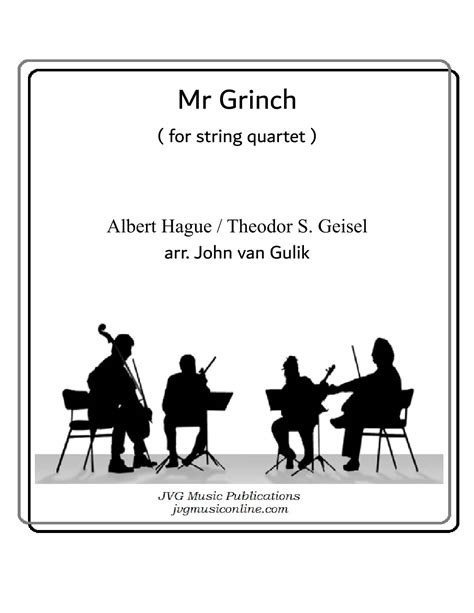 Youre A Mean One Mr Grinch Arr John Van Gulik Sheet Music