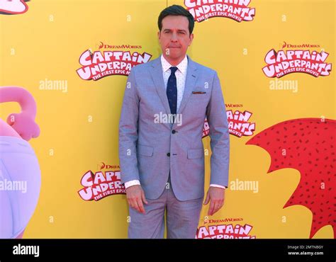 Ed Helms Arrives At The La Premiere Of Captain Underpants The First Epic Movie At The Regency