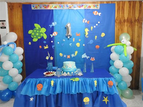 Decoracion Fiesta Fondo Del Mar Decoracion Cumples Infantiles