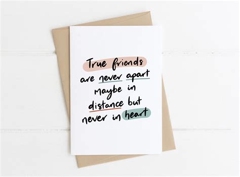 Friendship Card Best Friend Card Friendship Quote Etsy