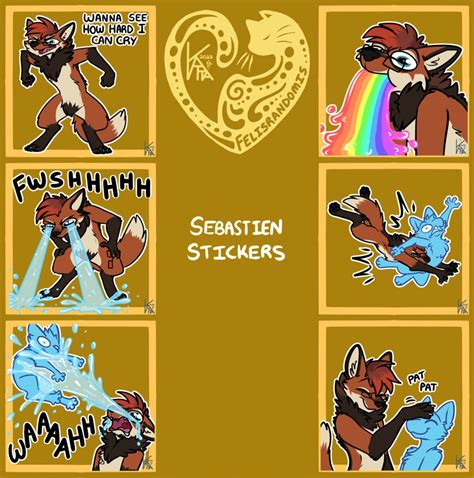 Sebastien Stickers By Felisrandomis On Itaku