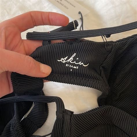 Frankie S Bikinis Swim Same Swim Black Bikini Size Small Top And Bottom Nwt Poshmark