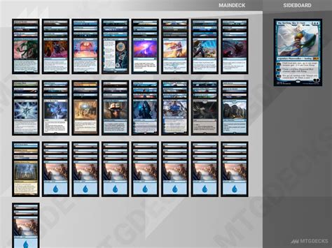 Historic Brawl Mono Blue Mill Deck By Mtgarenaoriginaldecks Mtg Decks