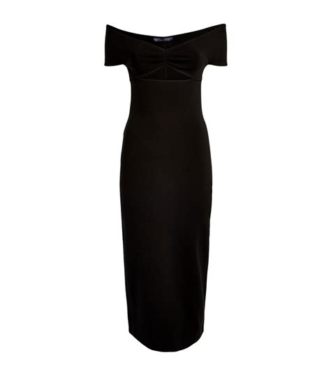 Womens ZEYNEP ARCAY Black Cut Out Midi Dress Harrods UK