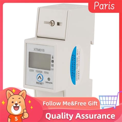 Superparis V Digital Phase Wire P Din Rail Electric Meter