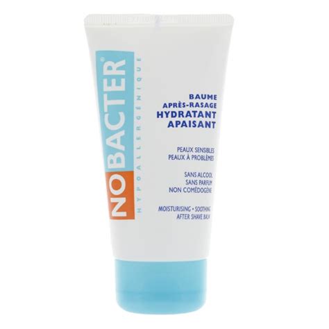 Nobacter baume après rasage hydratant apaisant 75ml imperfections