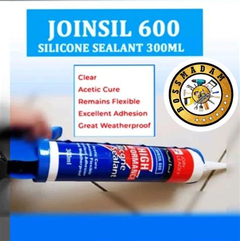 JOINSIL 600 HIGH PERFORMANCE SILICONE SEALANT ACETIC 300ML CLEAR HIGH