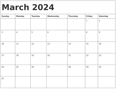 March Calendar Template Google Docs Julian Calendar