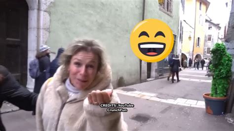 Bushman Prank Craziest Reactions In France Zoipana Youtube