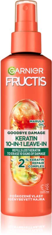 Garnier Fructis Goodbye Damage spray sans rinçage à la kératine notino fr