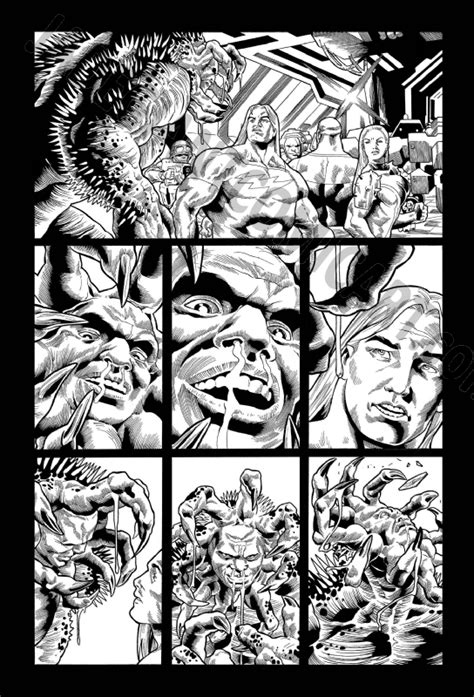 JadeGiant Comic Art IMMORTAL HULK 22 PAGE 18 INKS BRABO By Belardino