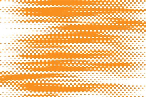 Premium Vector Orange And White Vector Background Halftone Dots