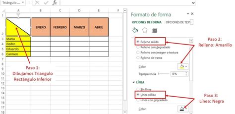 Cómo Dividir una Celda de Excel en Diagonal Cosmo del Como