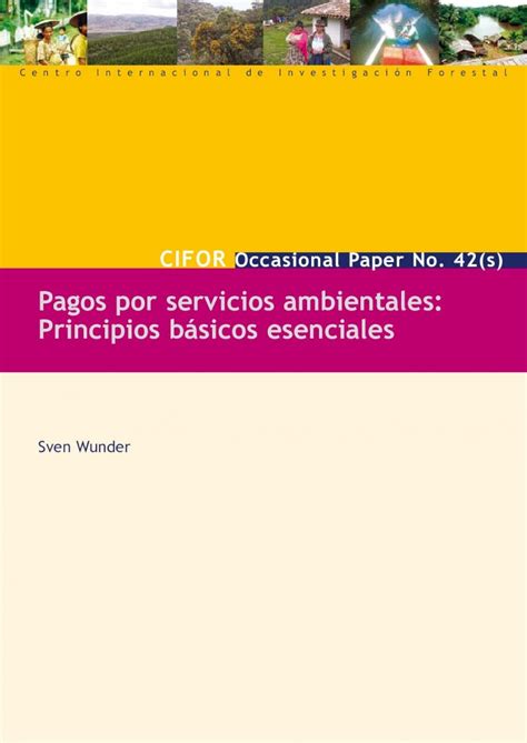 PDF Pagos por servicios ambientales principios básicos esenciales