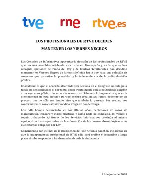 Fillable Online Extra Rtve Consejo De Informativos TVE On Twitter