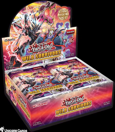 Yugioh Wild Survivors St Edition Booster Box In Stock Unicorn