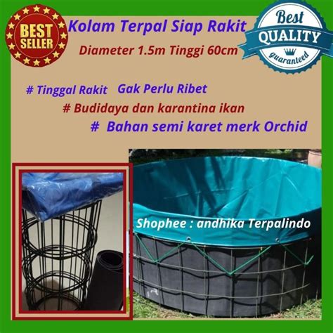 Jual Kolam Terpal Fullset D T Cm Kolam Karantina Kolam Fullset