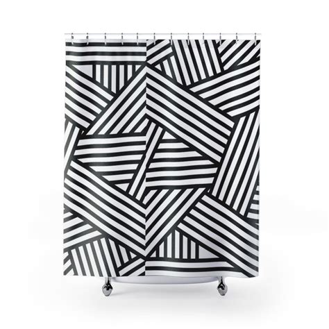 Abstract Tribal Shower Curtains Boho Décor Shower Curtains Etsy