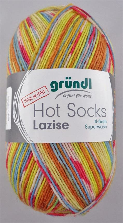 Gründl Hot Socks Lazise g Sockenwolle fach Sockenwolle Wolle Garne Strickmaus Jasmine