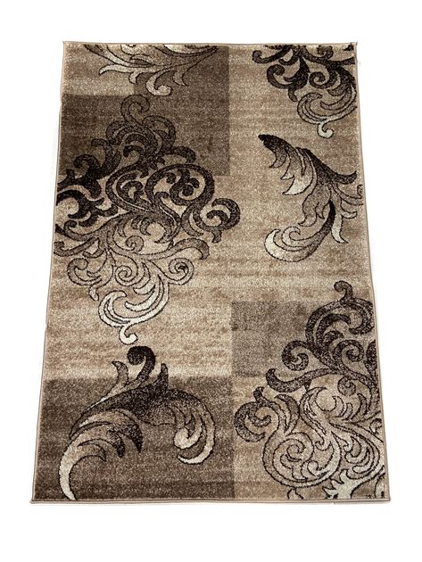 Ковровая дорожка Esprecco шириной 4 м. бежевая Beige 02584A (цена за 1 ...