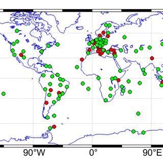 Distribution Of Multi Global Navigation Satellite System GNSS