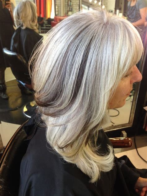 For Gray Hair Related Keywords & Suggestions - Lowlights For Gray Hair ...