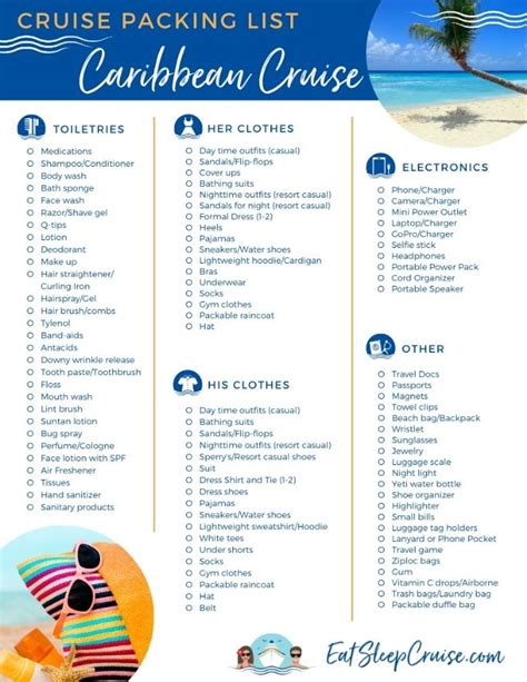 Cruise Packing Checklist Artofit