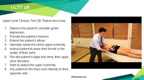 Upper Limb Tension Test ULTT Note All Upper