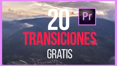 Transiciones Gratis Para Premiere Pro Tutorial Youtube