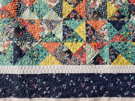 Quarter Square Triangle Quilt