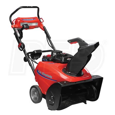 Simplicity Ss922ex 22 205cc Deluxe Single Stage Snow Blower W