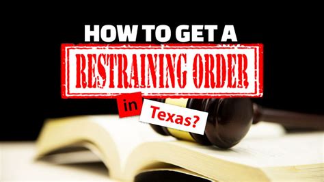 How To Get A Restraining Order In Texas What You Need To Know