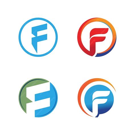 Premium Vector F Initial Letter Logo Vector Symbol Template Design