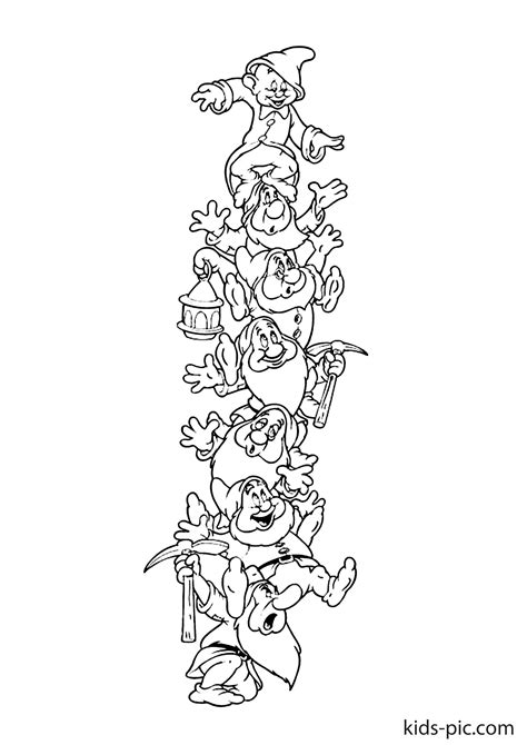 Coloring Pages Of The Seven Dwarfs