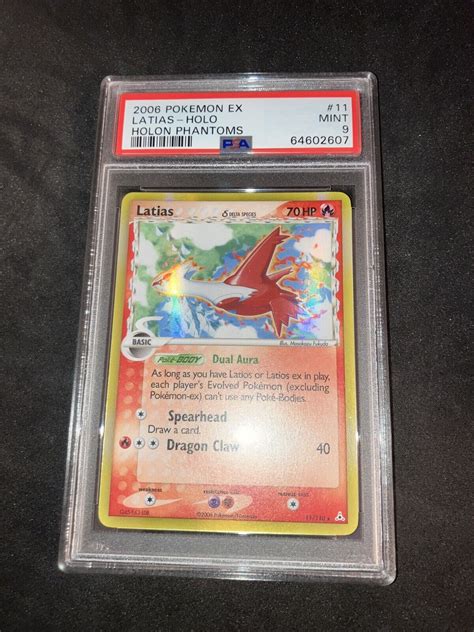 Psa Mint Latias Pokemon Ex Holon Phantoms Holo Rare