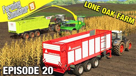 Silaging With A John Deere Farming Simulator Lone Oak Farm With