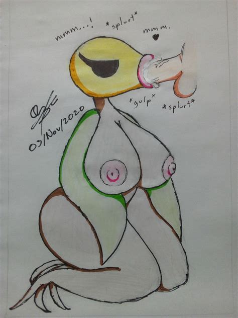 Rule 34 34 Bellsprout Dibujo Tradicional Fellatio Female Hi Res