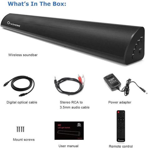 soundbar with built in subwoofer3 • Ensmartech