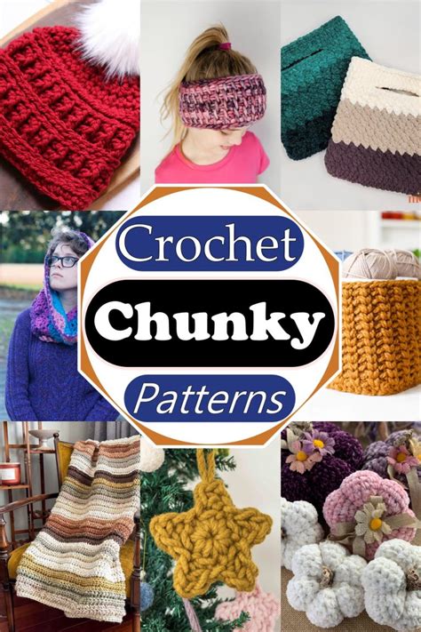 20 Free Crochet Chunky Patterns