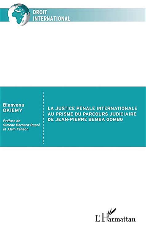 La Justice P Nale Internationale Au Prisme Du Parcours Judiciaire De