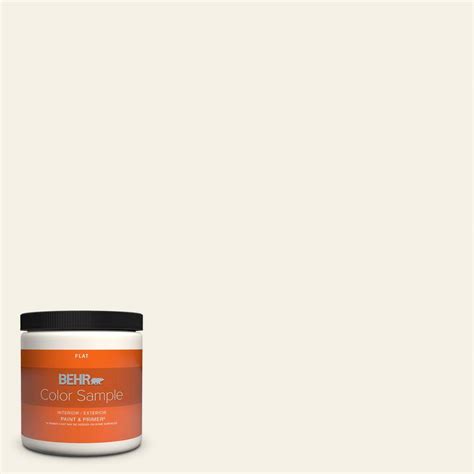 BEHR PREMIUM PLUS 8 Oz GR W15 Palais White Flat Interior Exterior