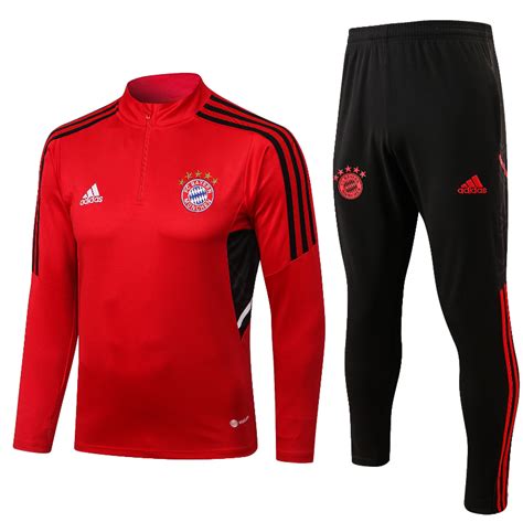 22 23 Bayern Munich Training Suit Red