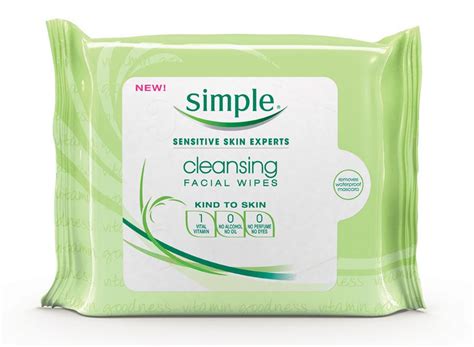 Simple Cleansing Facial Wipes 25 Count Pack Of 2 Beauty