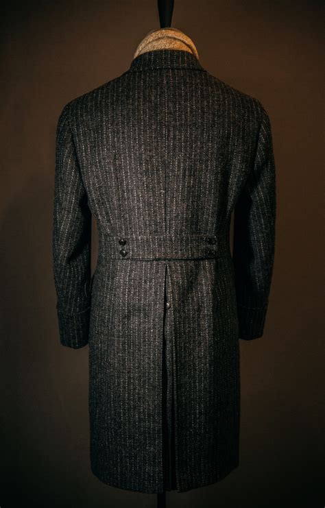 VANNI Tweed Polo Coat Harris Tweed